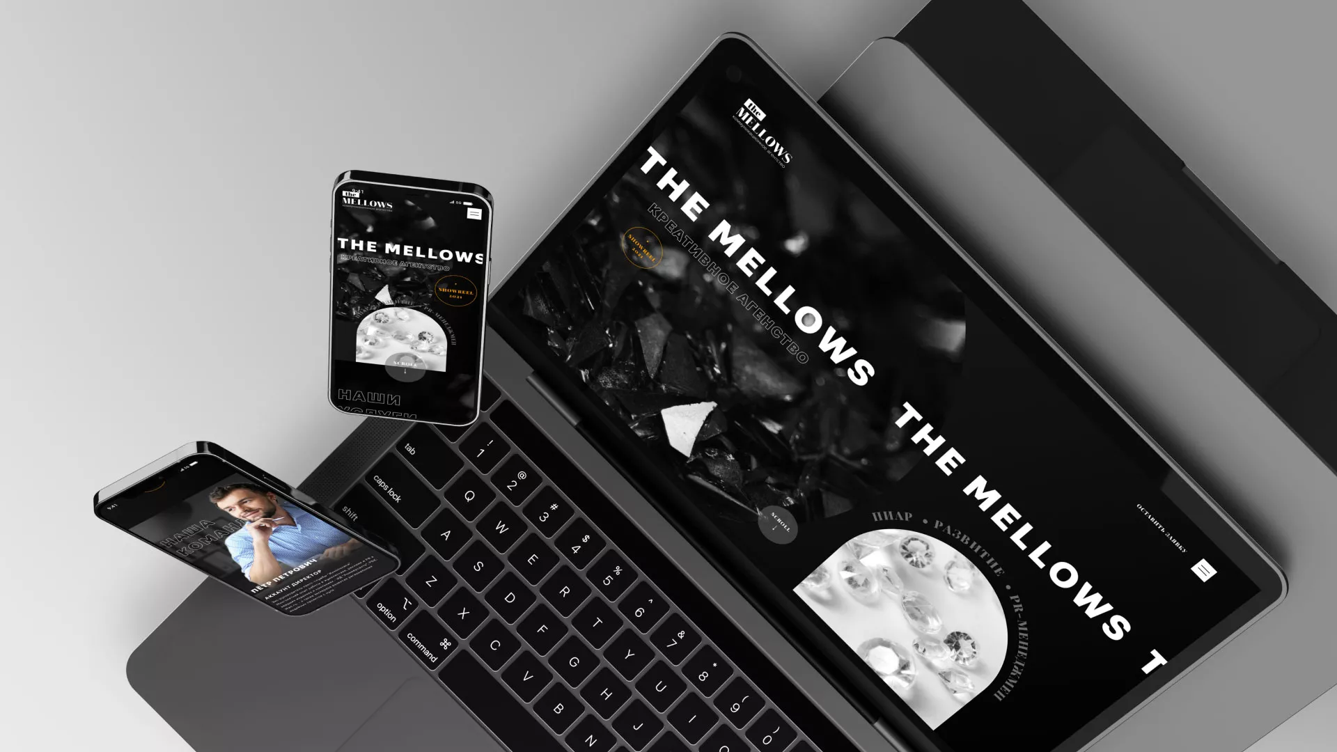 Разработка сайта креативного агентства «The Mellows» в Железноводске