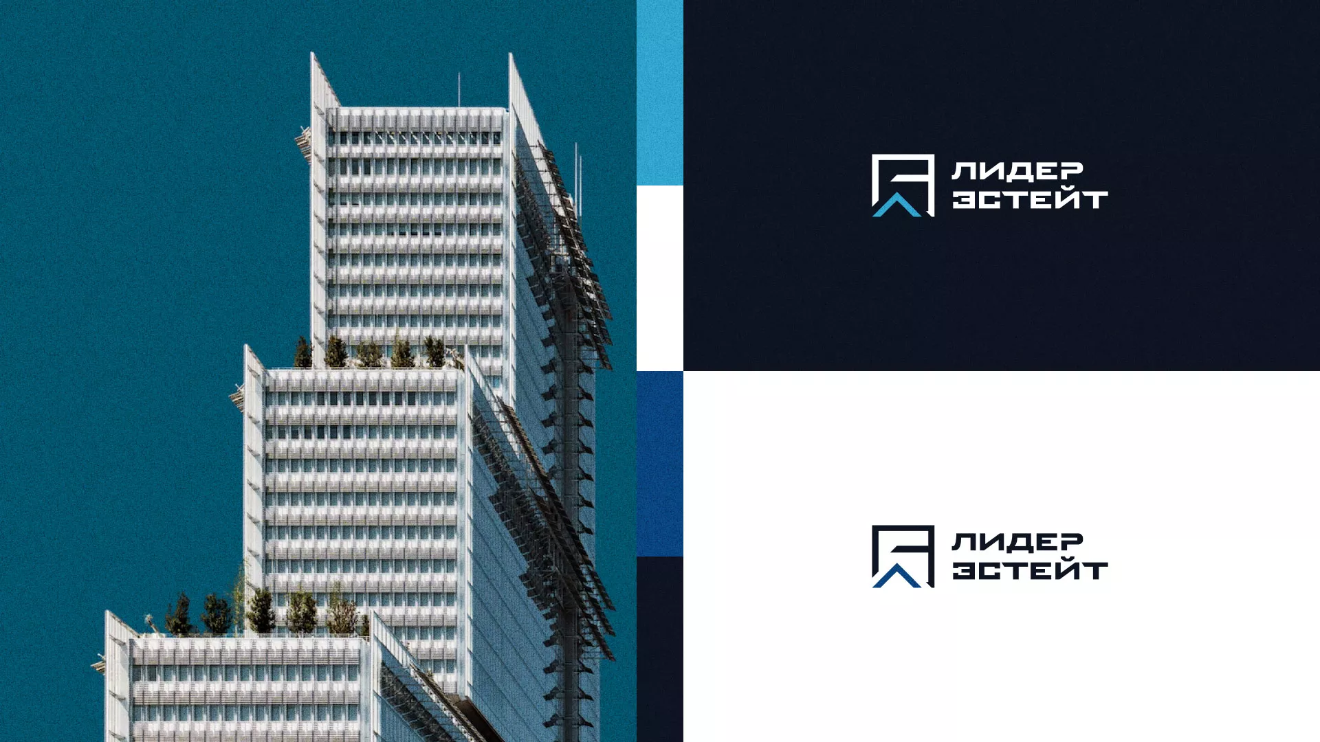 Разработка логотипа агентства недвижимости «Лидер Эстейт» в Железноводске